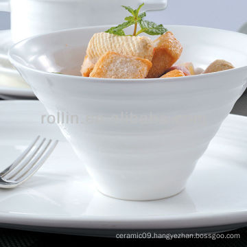 Star hotel restaurant porcelain bowl and plate set, dinner set,dinner set wholesale